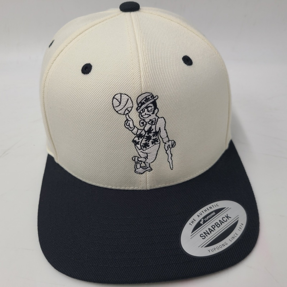 Boston Celtics‎ Hat Snapback White Black NBA Wool Blend Basketball Yupoong Men